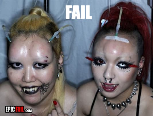 Caught on camera: epic Body Modifications Fail