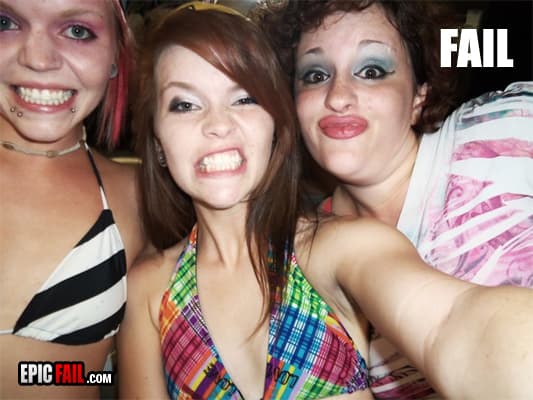Moment: double Makeup Fail