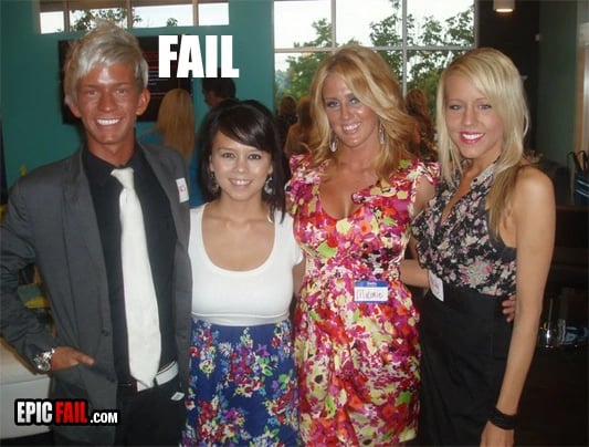 Caught on camera: epic Tan Fail