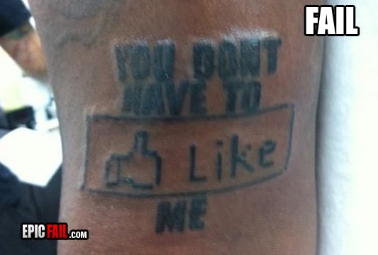 Caught on camera: epic Tattoo Fail
