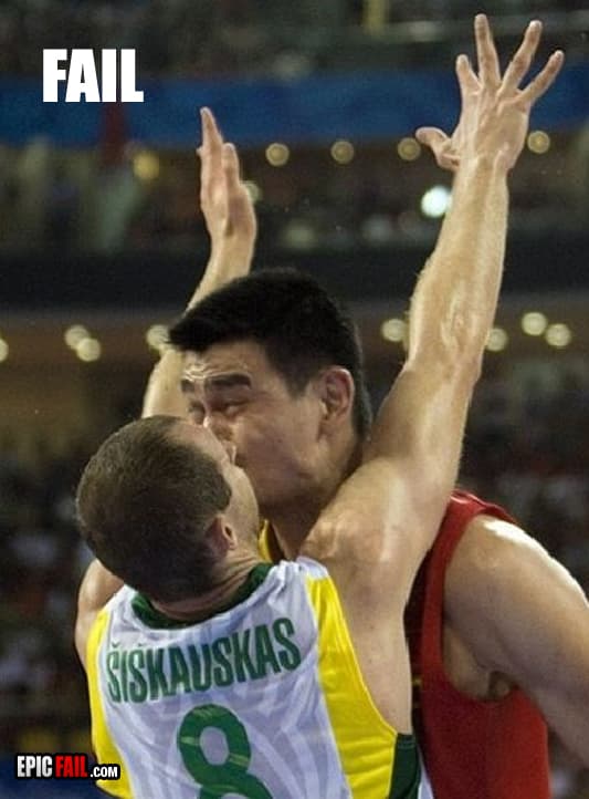 Caught on camera: defense Fail