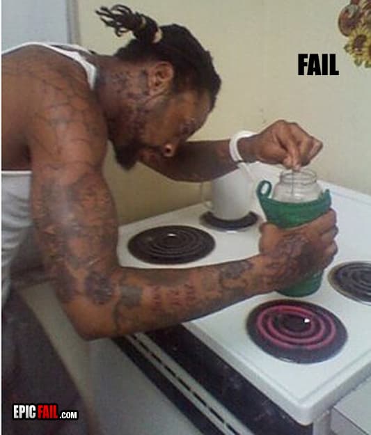 Moment: boiling Fail