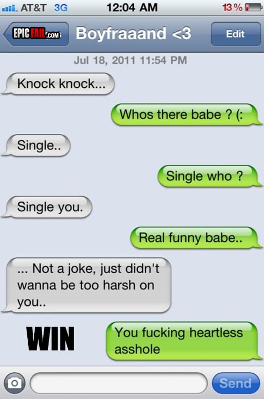 Scene: breakup Win