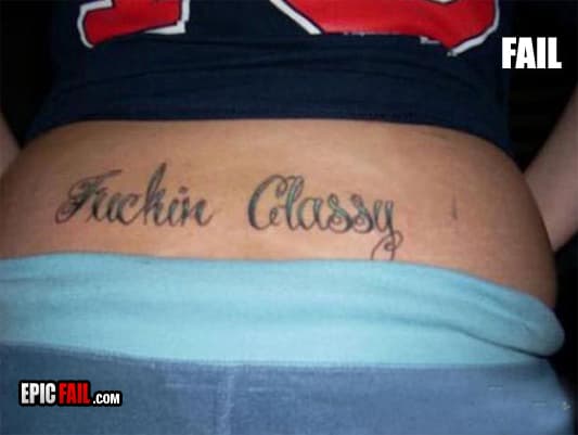 Clip: classy Fail