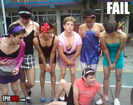 Scene: cleavage Fail