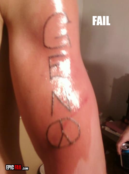 Clip: cool Tattoo Fail