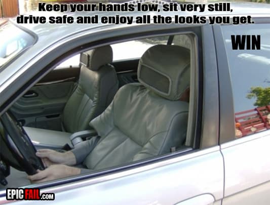 Clip: driving Prank Win