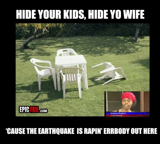 Scene: earthquake Devastation Fail