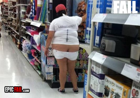 Scene: epic Fashion Fail