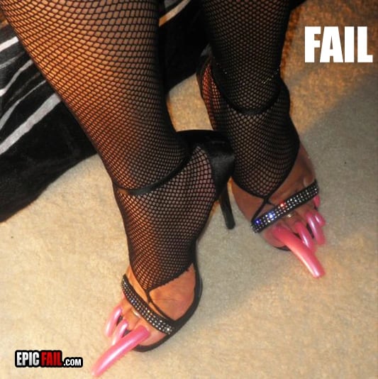 Scene: epic Toenails Fail