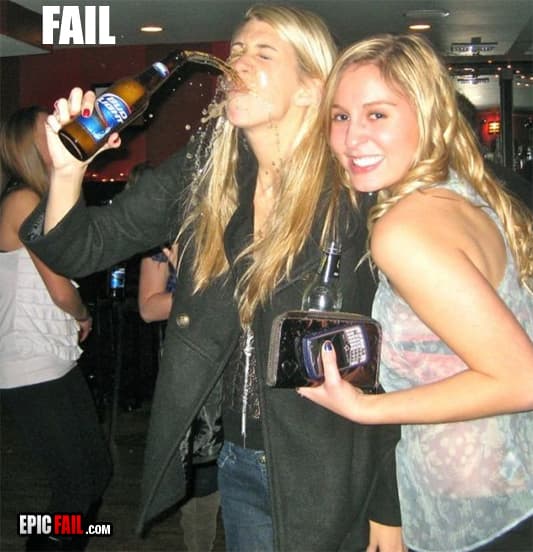 Scene: drinking Fail