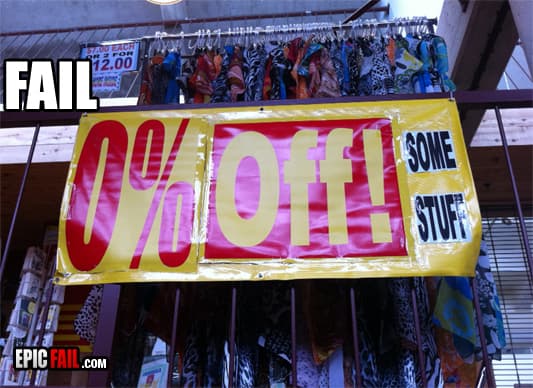 Clip: discount Fail