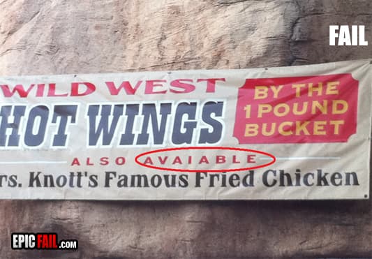 Scene: sign Fail