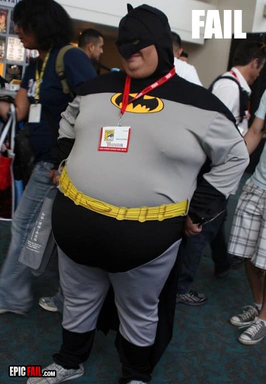 Caught on camera: batman Fail