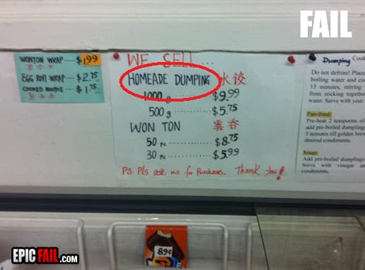 Clip: chinese Menu Fail