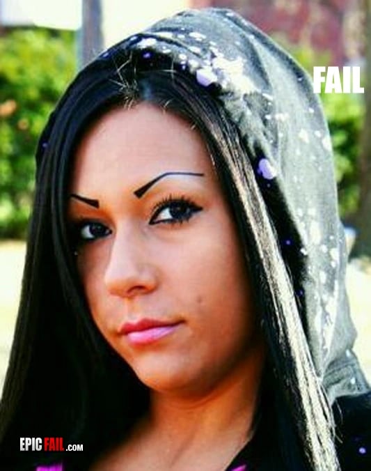 Clip: eyebrows Fail