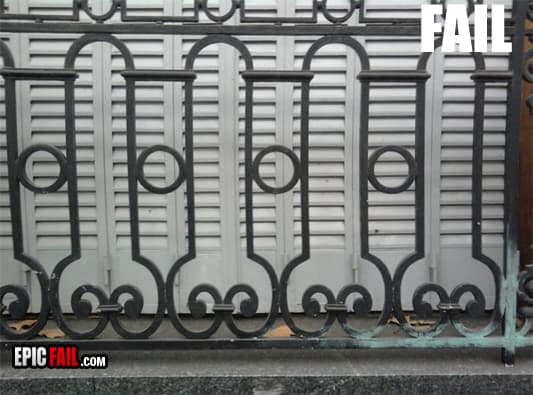 Watch: fence Design Fail