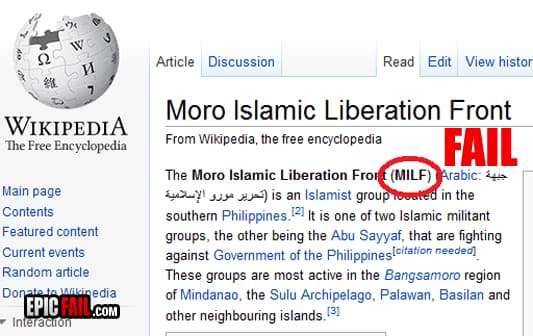 Clip: acronym Fail