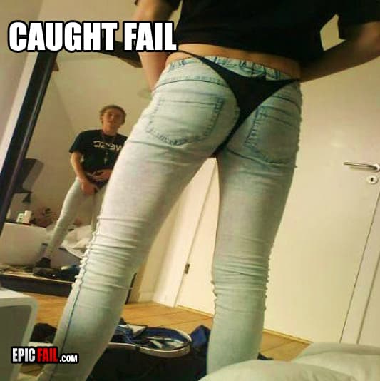 Moment: caught Fail