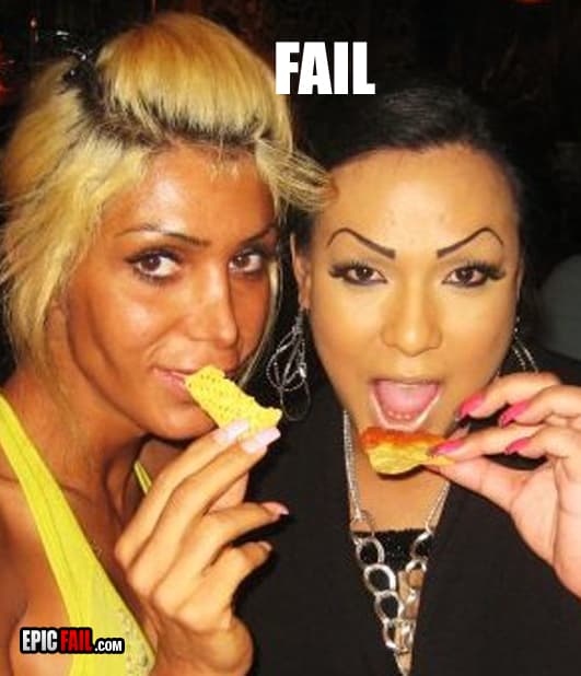Moment: double Beautification Fail