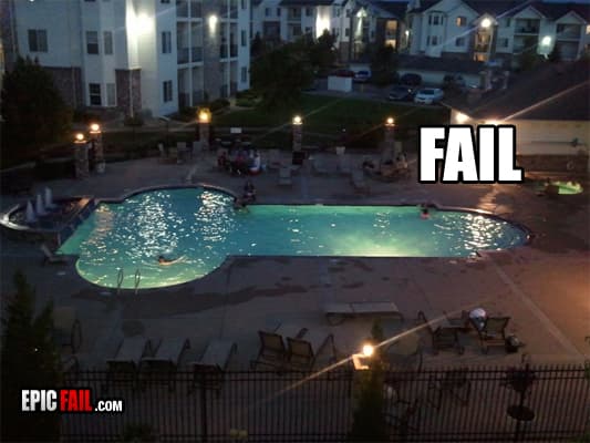 Moment: pool Design Fail