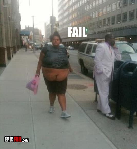 Moment: epic Fashion Fail