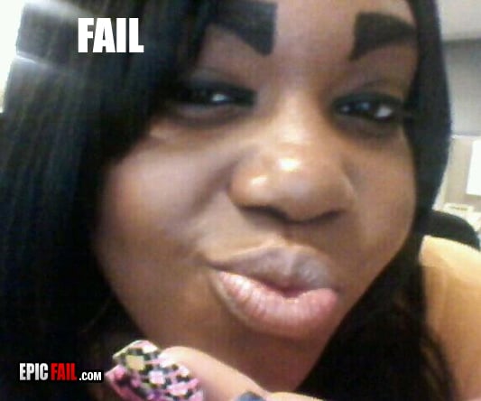 Watch: eyebrows Fail