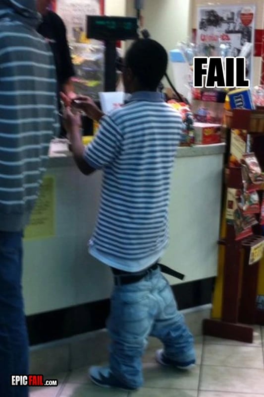 Watch: fashion Fail