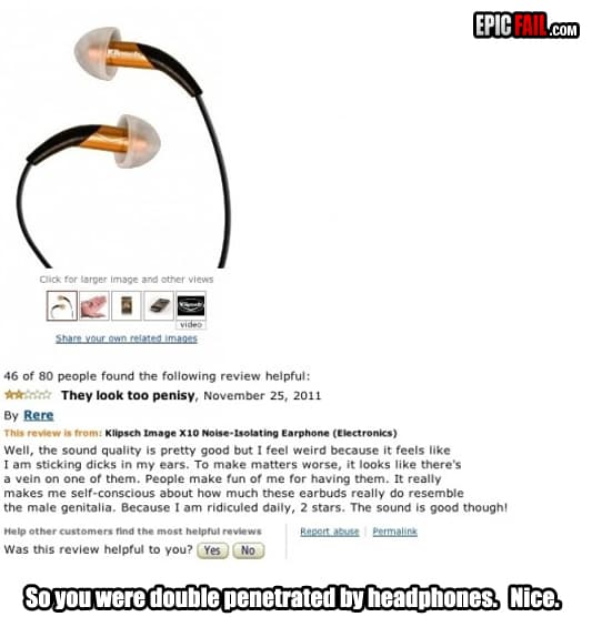 Clip: headphones Design Fail