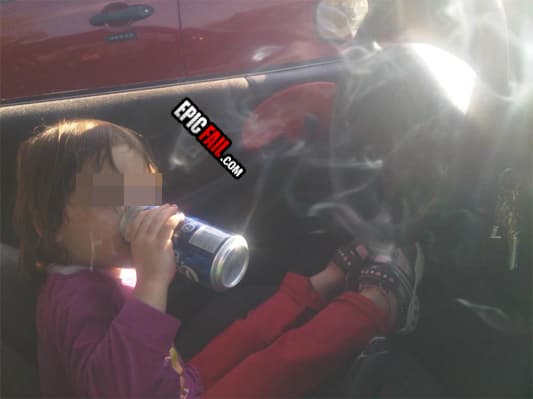 Caught on camera: epic Parenting Fail
