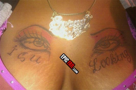 Caught on camera: epic Sexy Tattoo Fail