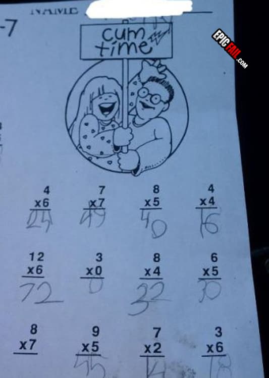 Caught on camera: assignment Fail