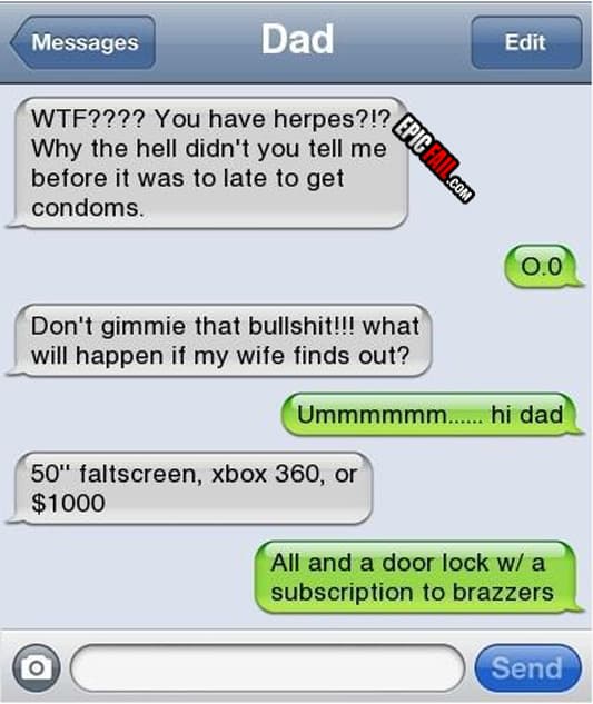 Scene: dad Fail / Son Win