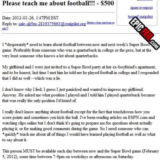 Clip: craigslist Fail