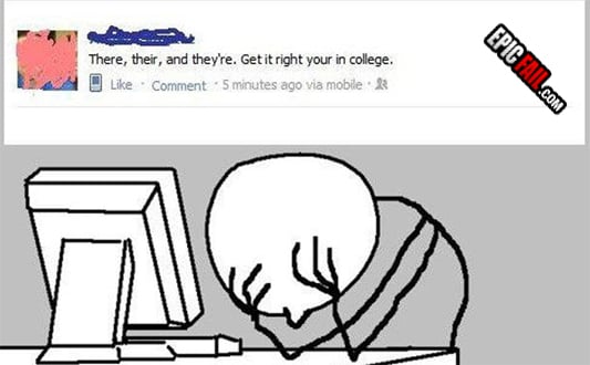 Moment: facebook Fail