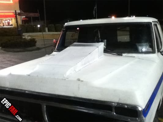 Scene: hood Modification Fail