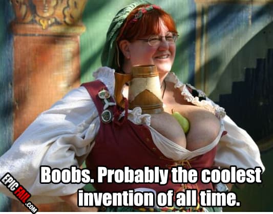 Caught on camera: boobs Win
