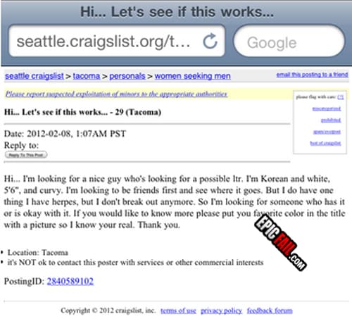 Caught on camera: craigslist Fail