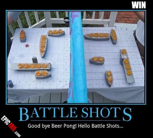 Caught on camera: drinking Game Win