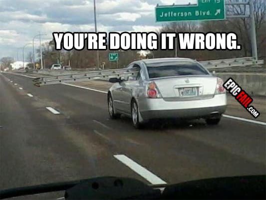 Scene: driver Fail