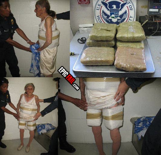 Caught on camera: drug Smuggle Fail