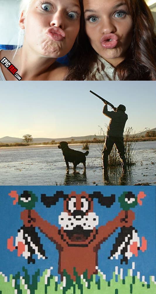 Scene: epic Duckface Fail