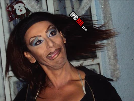 Moment: epic Makeup Fail