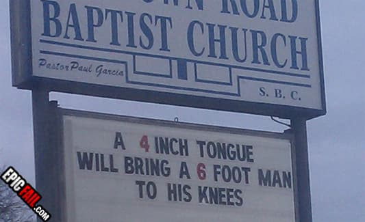 Scene: church Sign Fail