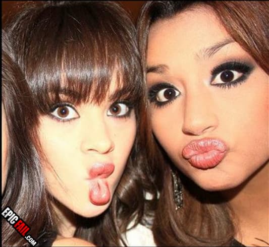 Scene: duckface Fail