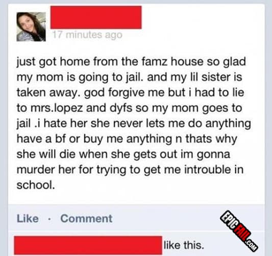 Scene: epic Daughter Fail