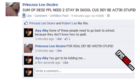 Watch: facebook Status Update Fail