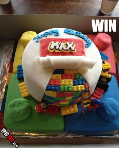 Caught on camera: birthday Cake Win