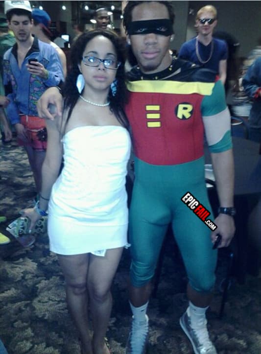Caught on camera: costume Fail