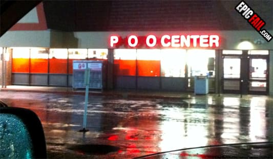 Scene: sign Fail